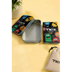 Jeu de Cartes pelliculé TacTik dans Boite Métal