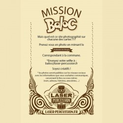Jeu de cartes Baloc, édition les Mauges, Mission Baloc par Laser Percussion , 49120 Chemillé en Anjou