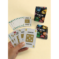 Jeu 49 cartes TAC-TIK Pelliculé - GO49 - Chemillé en Anjou 49120 - longue vie , Cholet, Angers, Saumur, Nantes, Le Mans, Rennes.