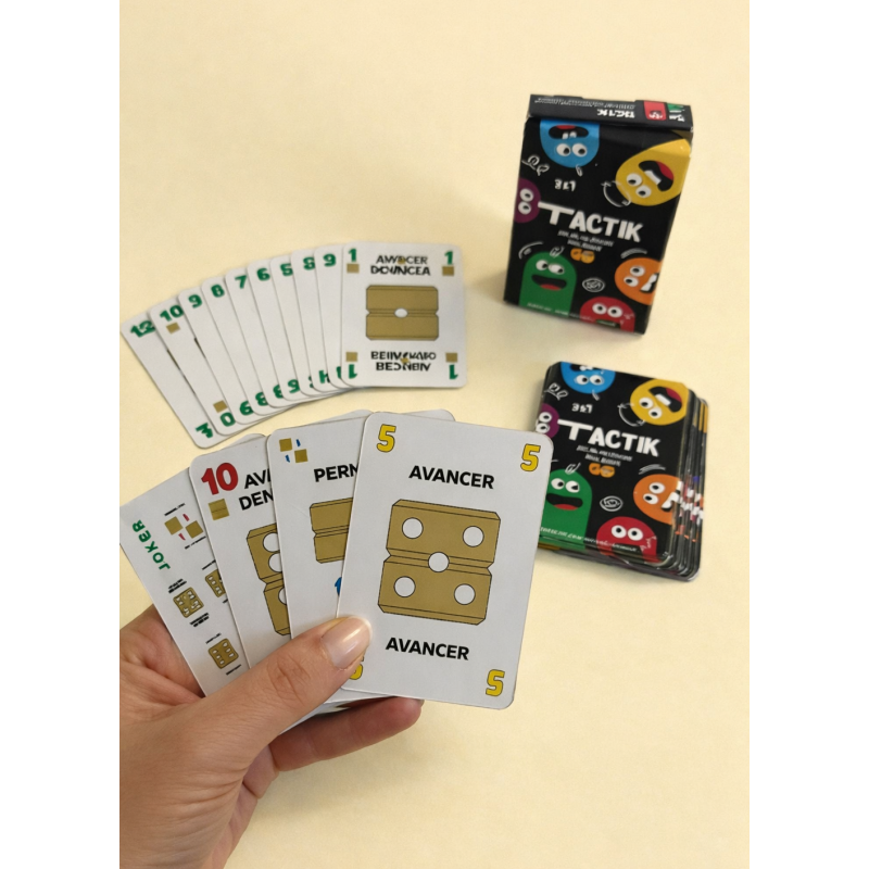 Jeu de Cartes TAC-TIK Pelliculé