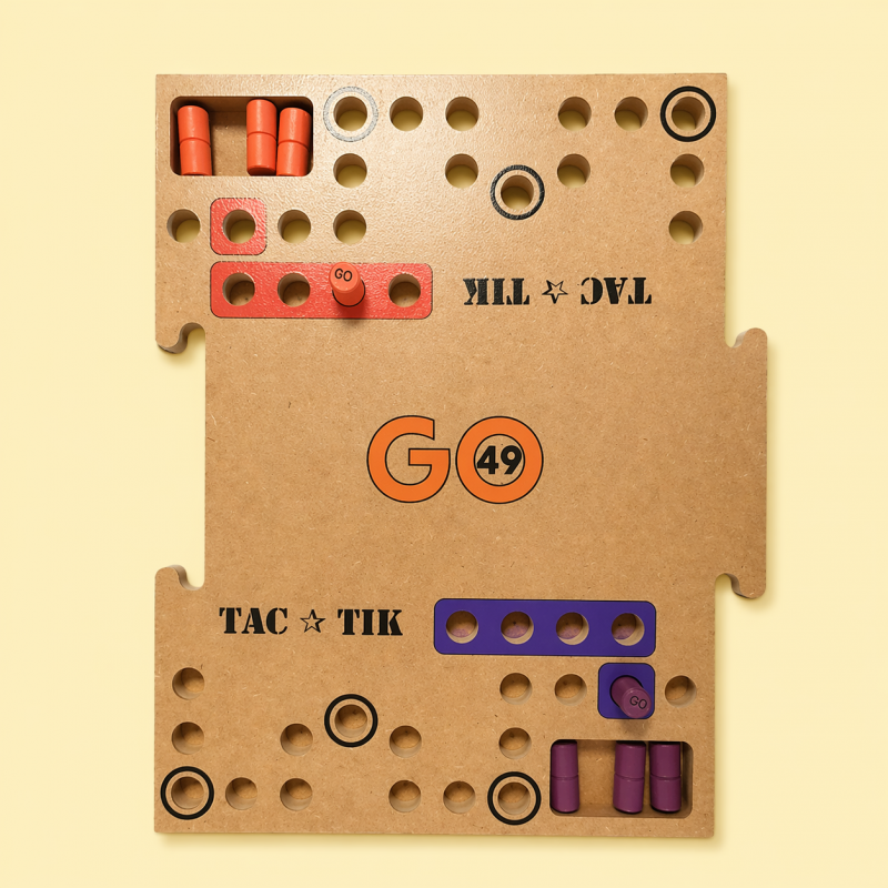 Jeu tac-tik option plateau 8 joueurs - Fabrication Française - 49120 Chemillé en Anjou - GO49 - Goroutage 0244098665