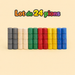 Lot 24 Pions TacTik D:13,5mm